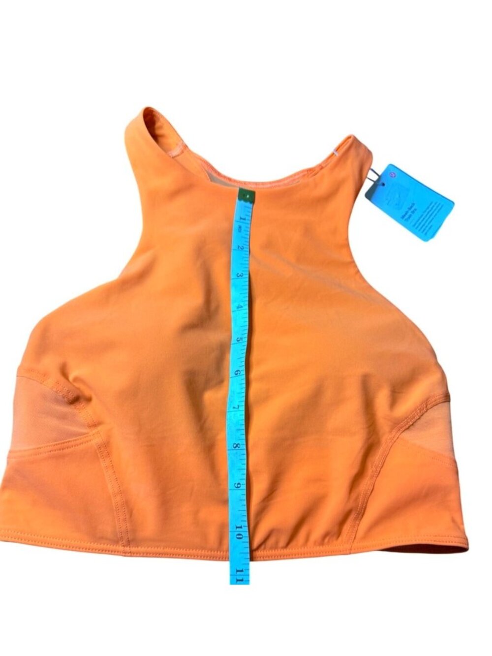 Lululemon Mesh-Back Train Bra Size 2 Medium Support, A/B Cup W2D30S Orange Frapp - Picture 10 of 13
